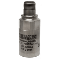 Wilcoxon Sensing Technologies RMS and Peak Acceleration Loop Powered Sensor, PC420A Series